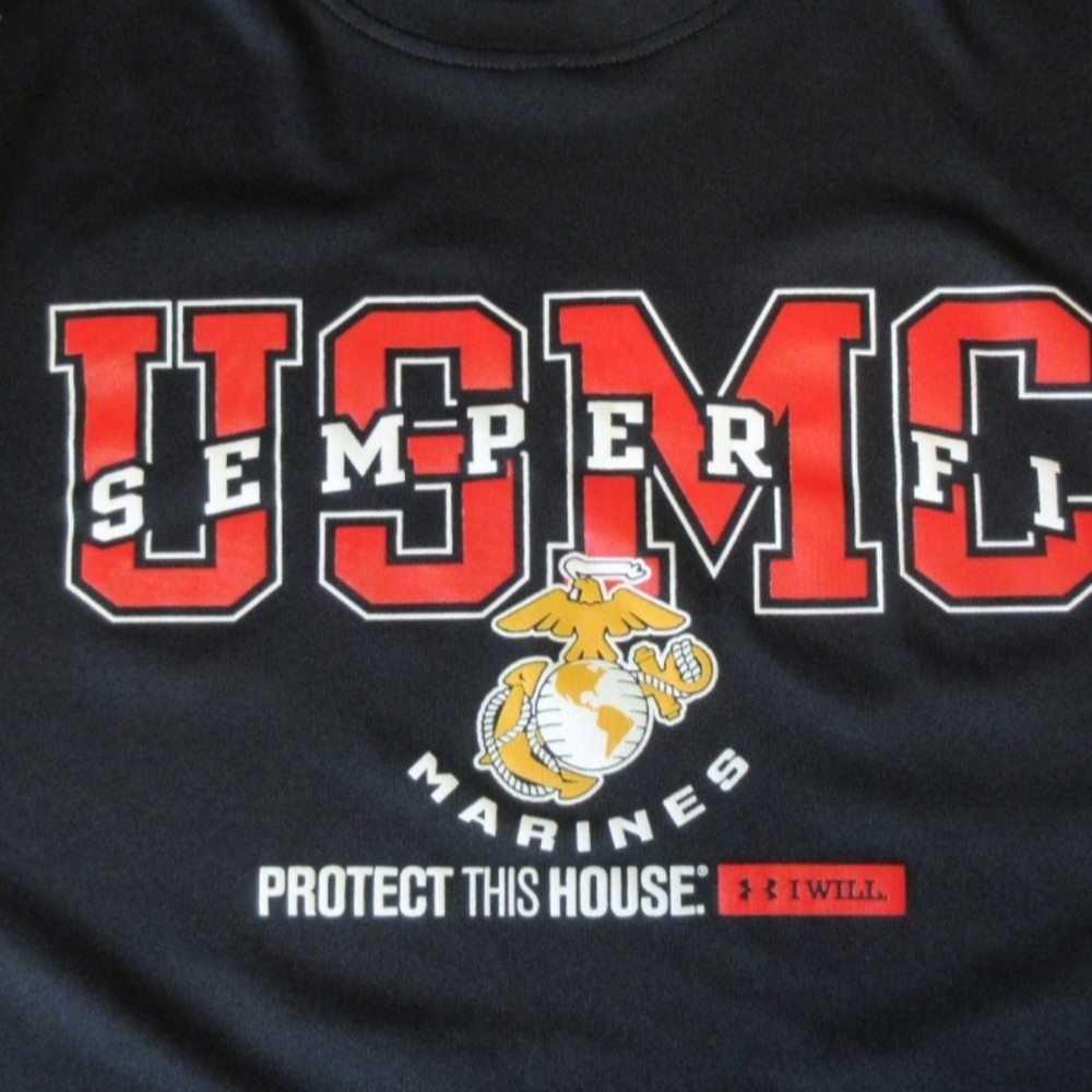 Under Armour USMC tee shirt - Picture 2 of 4